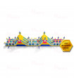 Jeu gonflable - Castle Run 30m