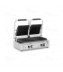 Machine à panini double - 3 600 W - Rainurée