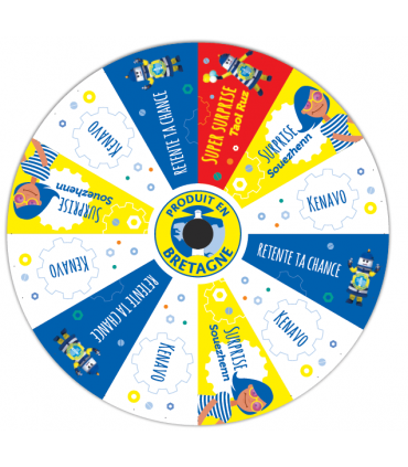 Roue de la chance sur mesure